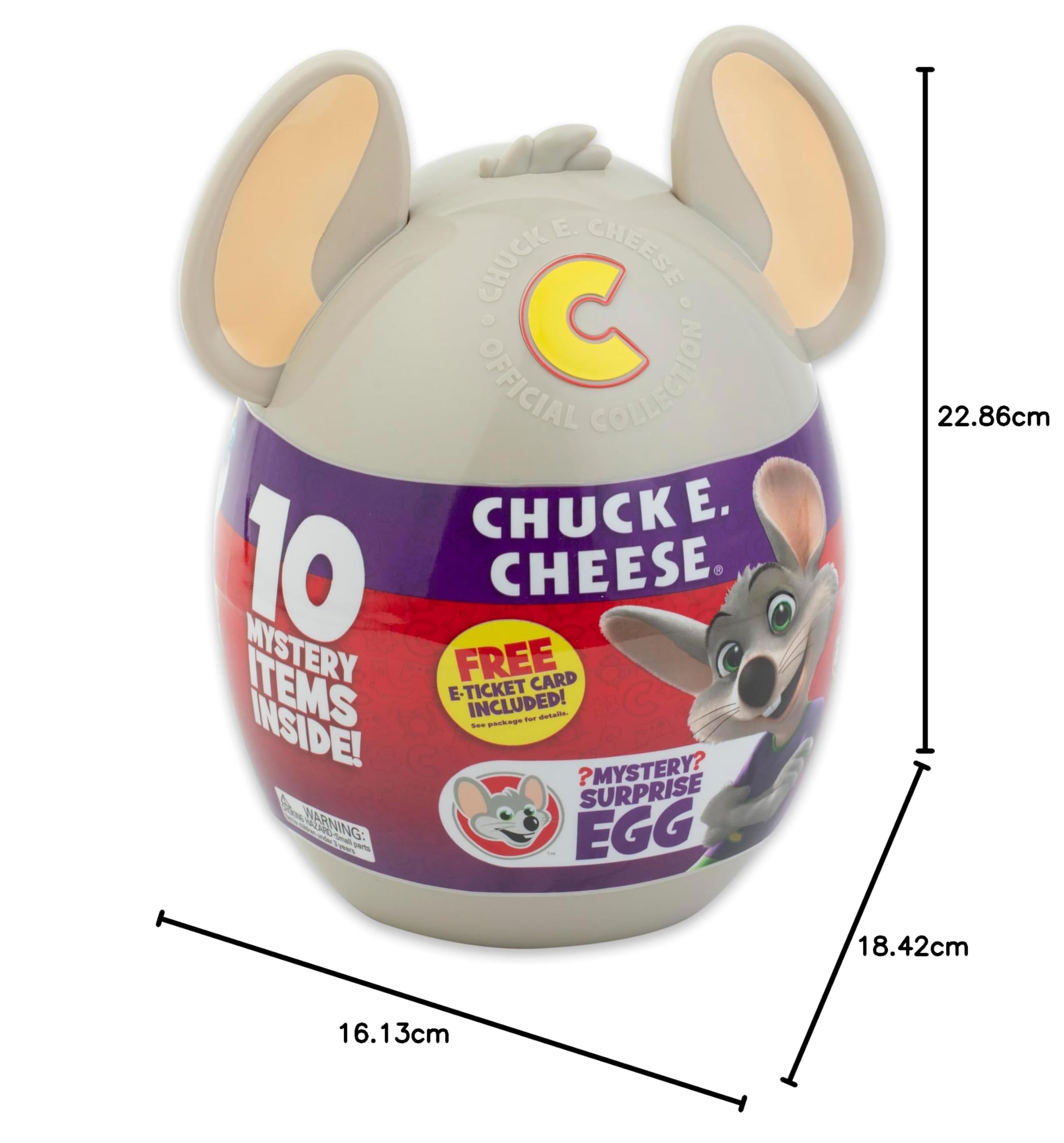 Amazon.co.jp: Chuck E. チーズミステリーエッグ コレクターフィギュア